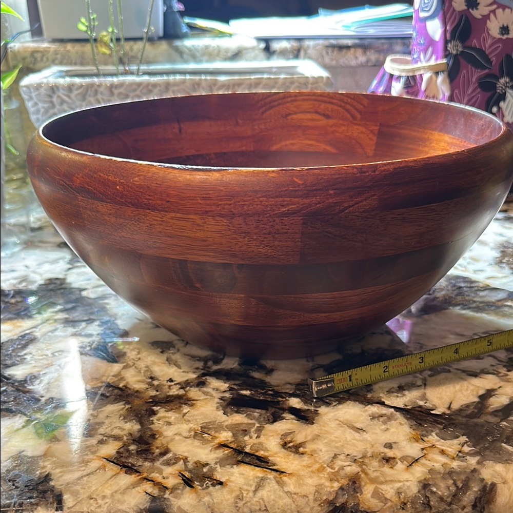 Elegant Wooden Bowl
